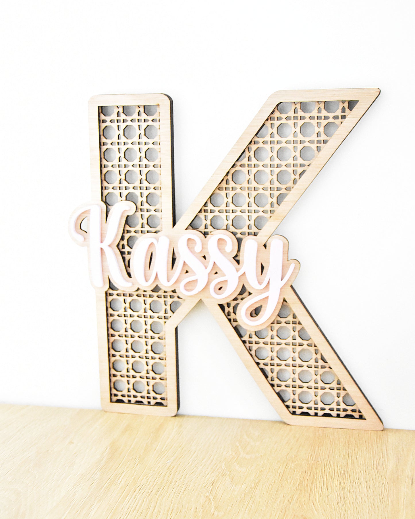 Lettre Initial - Motif Cannage