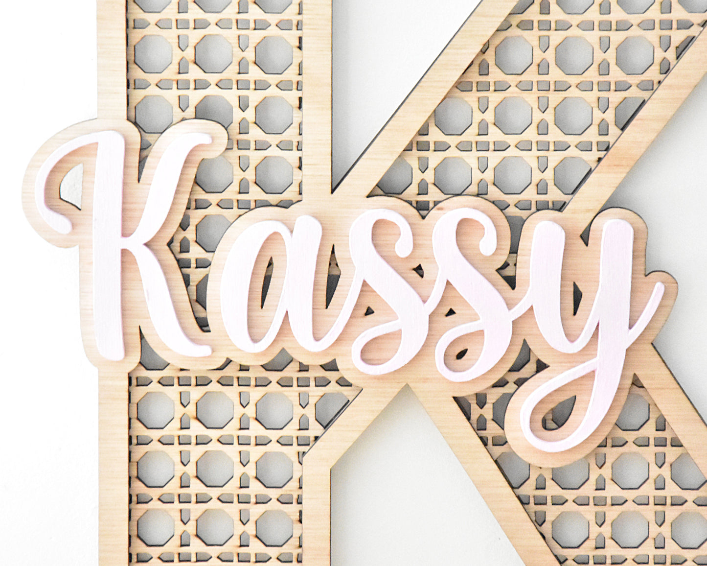 Lettre Initial - Motif Cannage
